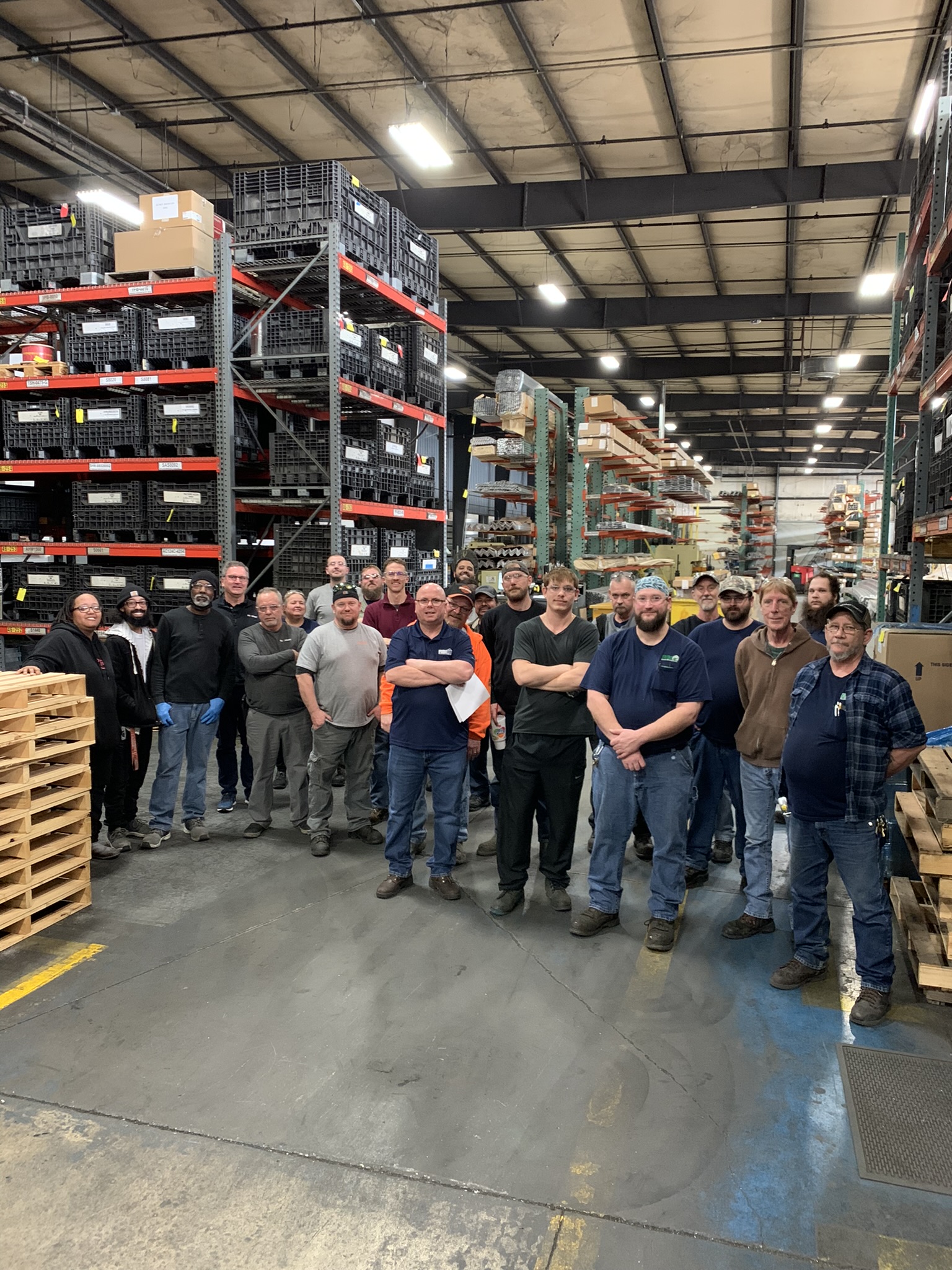 LeanGo team working with manufacturing partners